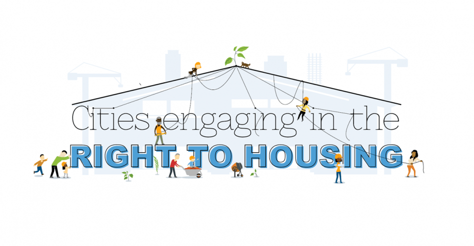 Cities engaging in the right to housing